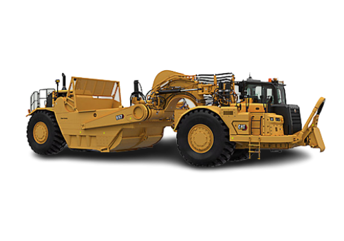CAT 657 Scraper with 401-500 HP Range & Has Scraper Type